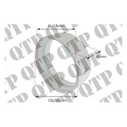 Bague de l'essieu avant