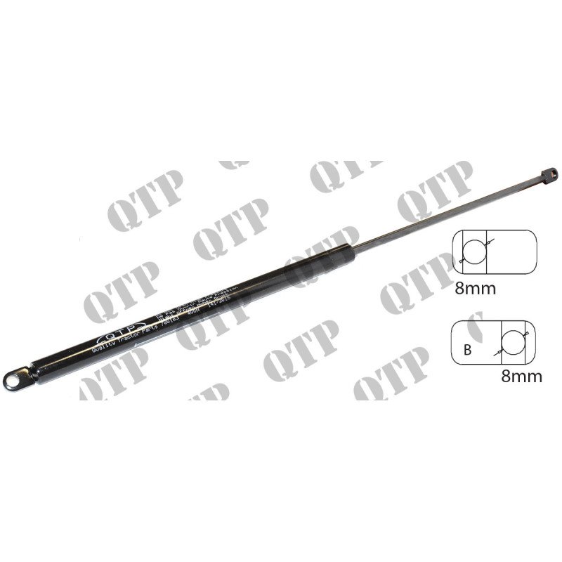 Vérin à gaz 600mm 400N PorteFenêtre arrière